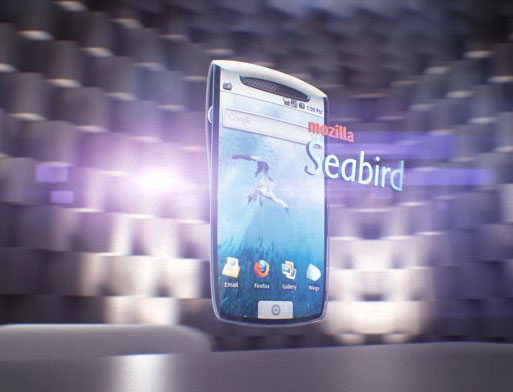 Концепт мобильного телефона
«Seabird» от компании «Mozilla Labs»