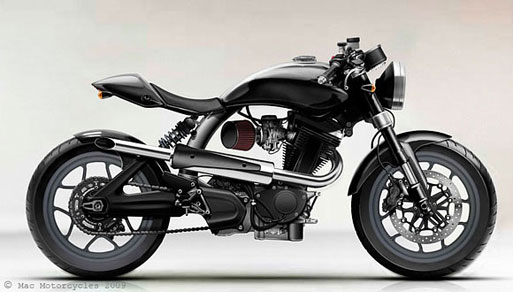 Новый британский бренд мотоциклов:
«Mac Motorcycles»