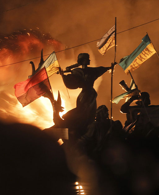 Кровавые бои в Киеве